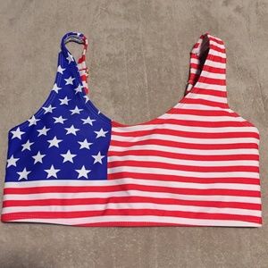 Flag Bikini Top